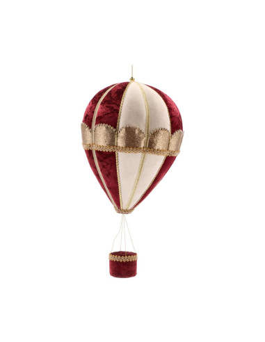 Decorazione Natalizia Mongolfiera ROSSA...
