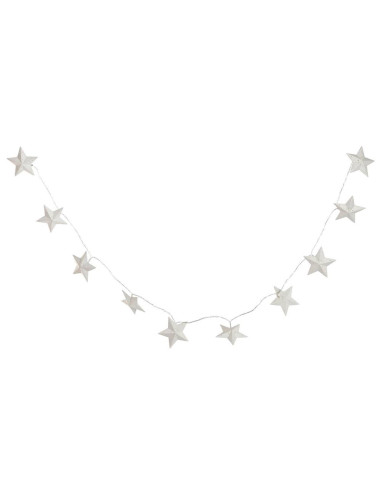 Ghirlanda Luminosa a LED con Stelle in Carta -...