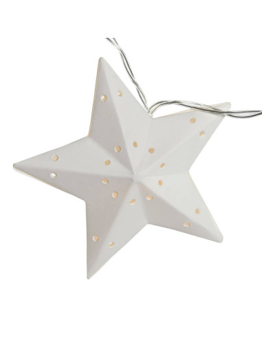 Ghirlanda Luminosa a LED con Stelle in Carta -...