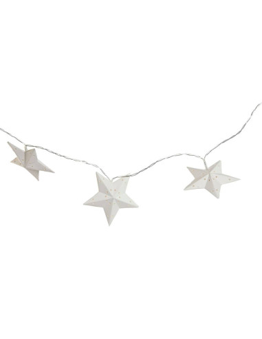 Ghirlanda Luminosa a LED con Stelle in Carta -...