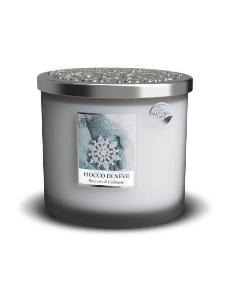 FIOCCO DI NEVE - CANDELA 2 STOPPINI