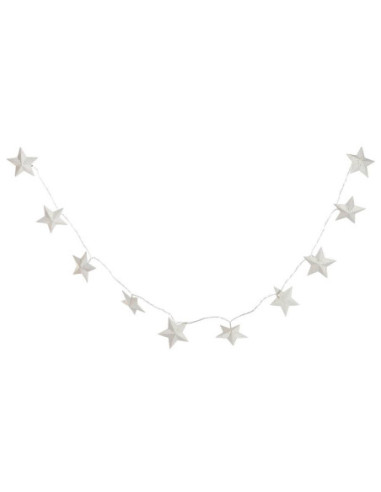 Ghirlanda Luminosa a LED con Stelle in Carta -...