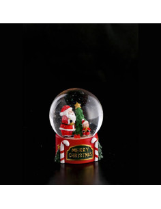 Boule de neige HAPPY - MARRY con led diam.8cm h.11cm –  2...