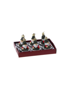 Set 6 candele segnaposto diam.4cm h.6cm – Babbo Natale o... 2