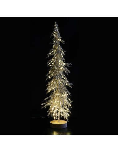 Albero di natale 200 led diam.12cm h.75cm  –...