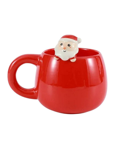 Tazza in Ceramica con Charm Santa