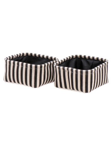 Contenitore rettangolare basso MARES in tessuto...