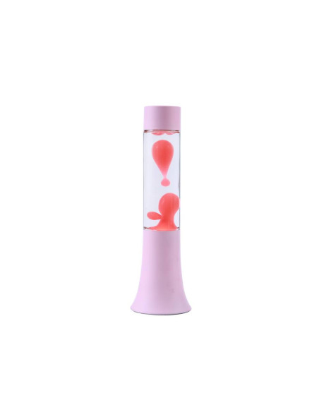 Lampada Lava Flared rosa pastello
