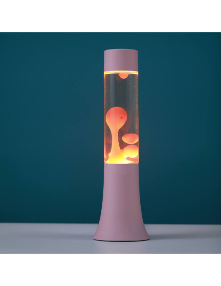 Lampada Lava Flared rosa pastello
