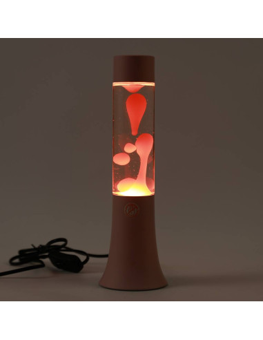 Lampada Lava Flared rosa pastello