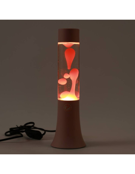 Lampada Lava Flared rosa pastello