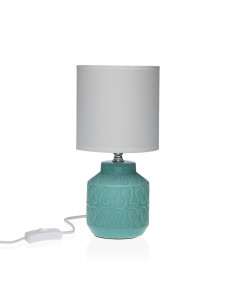 Lampada da Tavolo BASIC Design Moderno Bianca e Grigia