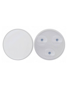 Specchio Trucco Bianco Ingrandimento x10 Diametro 17cm