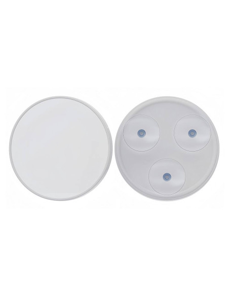 Specchio Trucco Bianco Ingrandimento x10 Diametro 17cm