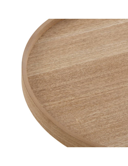 Tavolino da caffè VOLGA cono design scandinavo bianco e legno