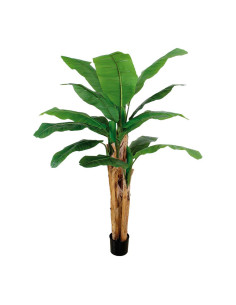 Banano artificiale in vaso decorativo h.220cm