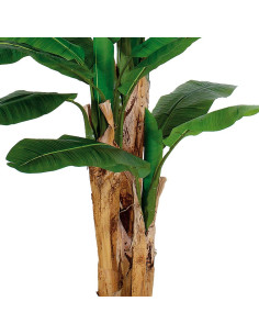 Banano artificiale in vaso decorativo h.220cm 2