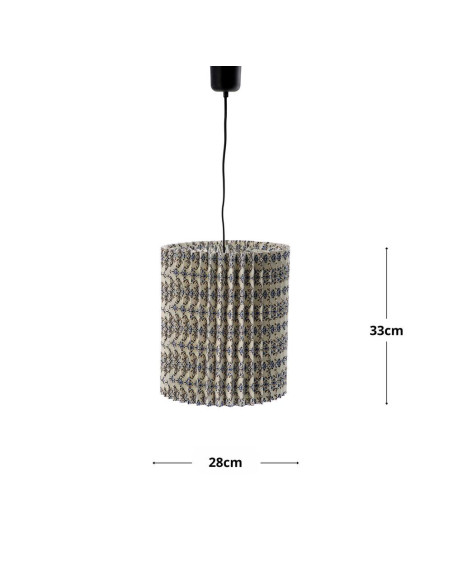 Lampada origami soffietto diam.28cm h.33cm – 5 decorazioni