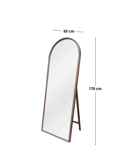 Specchio EBONNE con supporto cornice in Legno 65cm h.170cm