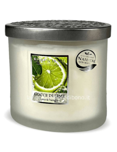 GOCCE DI LIME - CANDELA 2 STOPPINI