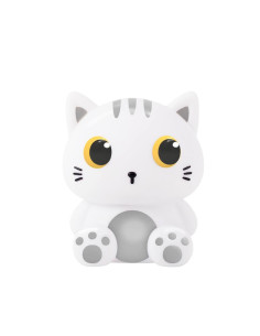 Luce Notturna WHITE CAT – Lampada LED per bambini e adulti