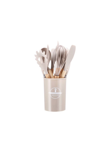Set Utensili da Cucina 11 pz Antigraffio con...