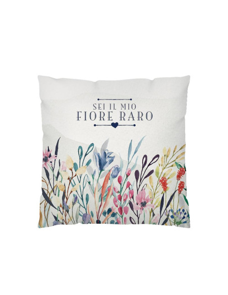 Cuscino Fiorando 45x45 cm con Frasi – 4 Varianti