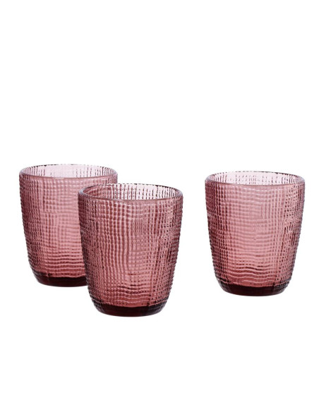 Set 3 Bicchieri Vetro PEG 31 cl – 3 Colorazioni