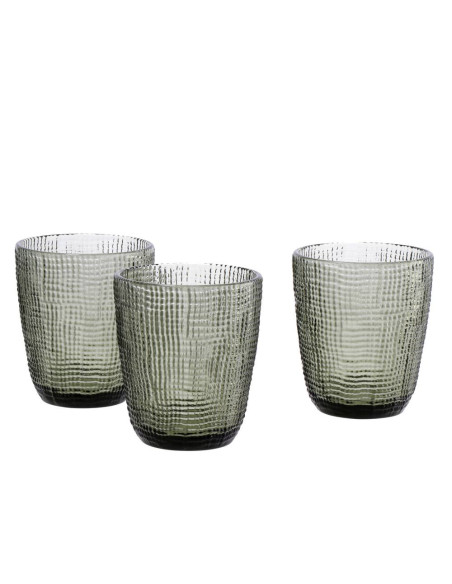 Set 3 Bicchieri Vetro PEG 31 cl – 3 Colorazioni