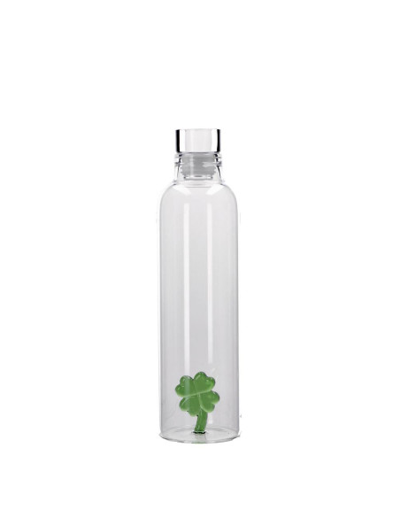 Bottiglia Vetro Borosilicato 550 ml con Decorazione Interna – 6 Varianti
