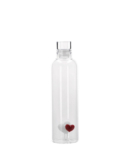 Bottiglia Vetro Borosilicato 550 ml con Decorazione Interna – 6 Varianti