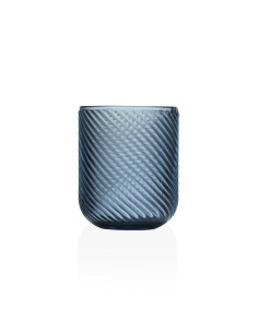 Bicchiere in cristallo blu elegante e resistente