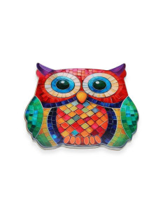 Sottopiatto gufo rosso decorativo