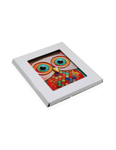 Sottopiatto gufo rosso decorativo