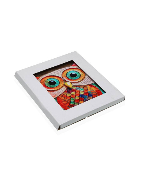 Sottopiatto gufo rosso decorativo