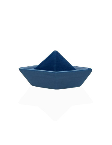 Decorazione Barca in Ceramica Blu Navy Design...