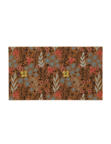 Zerbino Fiorella 40x70 cm in Cocco Naturale Antiscivolo