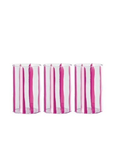 Set 3 Bicchieri 45cl in Vetro Borosilicato a...