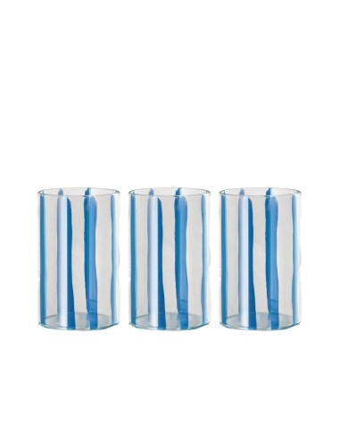 Set 3 Bicchieri 45cl in Vetro Borosilicato a...