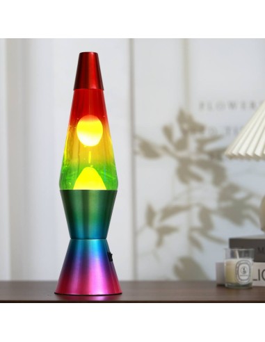 Lampada Lava LED Spaceship RAINBOW