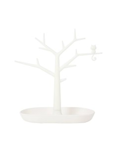 Porta gioielli albero della vita plastica bianco 2