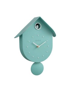 Orologio a cucu' Uccellino verde pastello