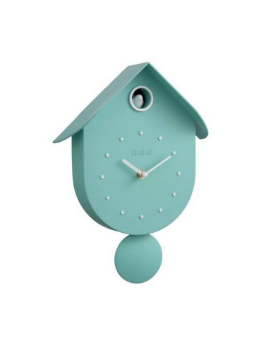 Orologio a cucu' Uccellino verde pastello