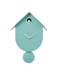 Orologio a cucu' Uccellino verde pastello 2