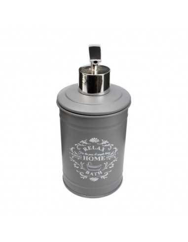 Dispenser in latta smaltata grigio