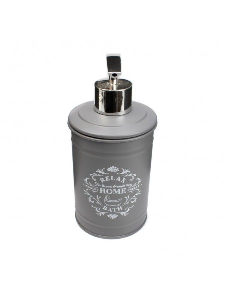 Dispenser in latta smaltata grigio
