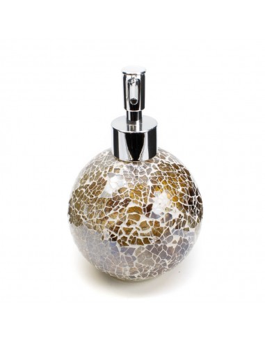 Dosatore in vetro mosaico ambrato chiaro