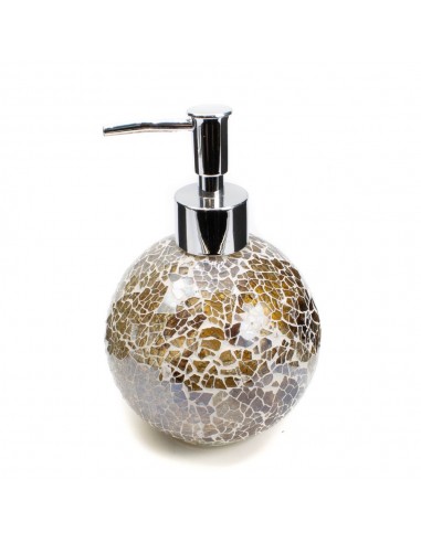 Dosatore in vetro mosaico ambrato chiaro