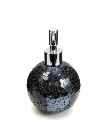 Dosatore in vetro mosaico nero