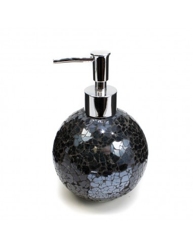 Dosatore in vetro mosaico nero